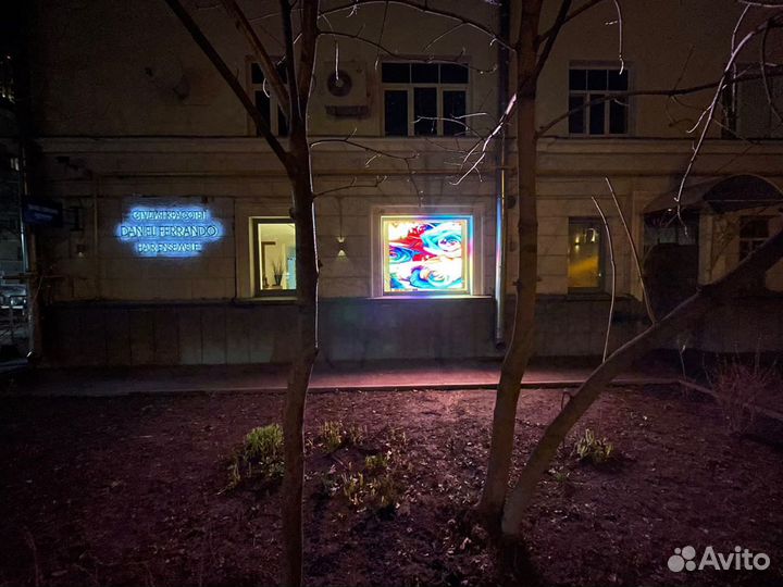 Яркий светодиодный подвесной led экран Р4