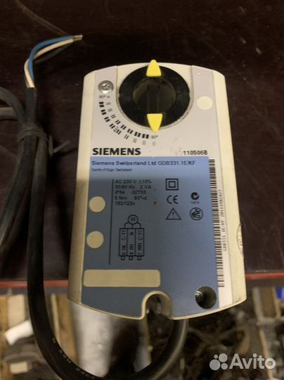 Привод воздушной заслонки Siemens GDB331.1E