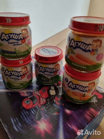 Детское овощное и фруктовое пюре