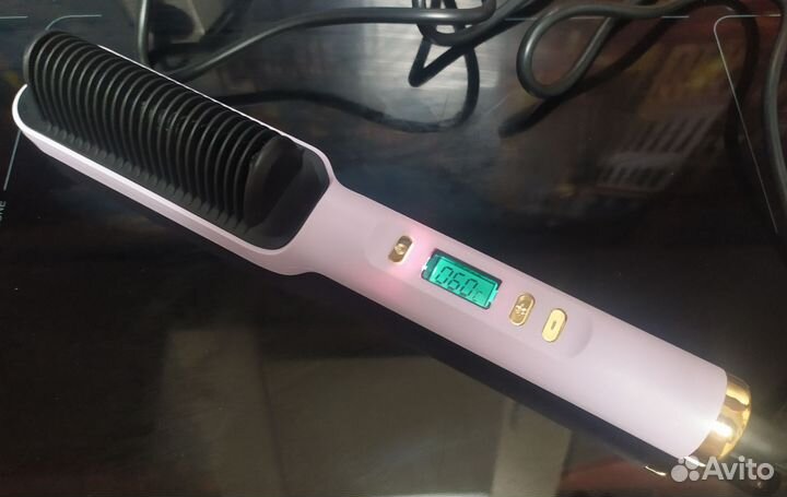 Расческа выпрямитель для волос с дисплеем 80/230C