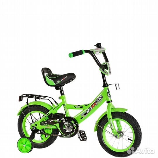 Велосипед 12д. maxxpro, зеленый (N12-2)