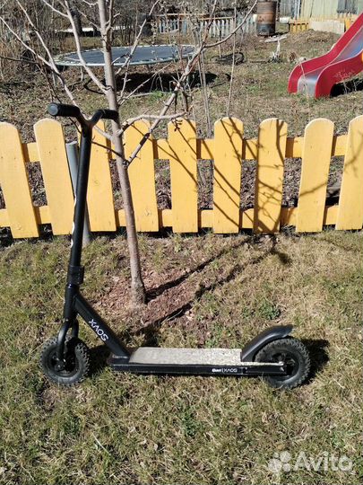 Самокат dirt'овый трюковой спортивный xaos