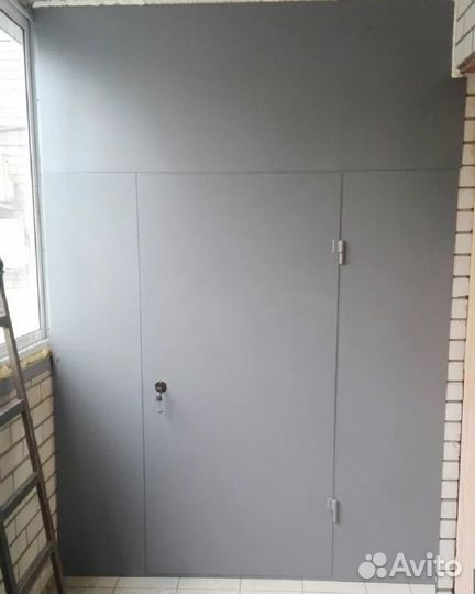 Дверь металлическая в кладовку