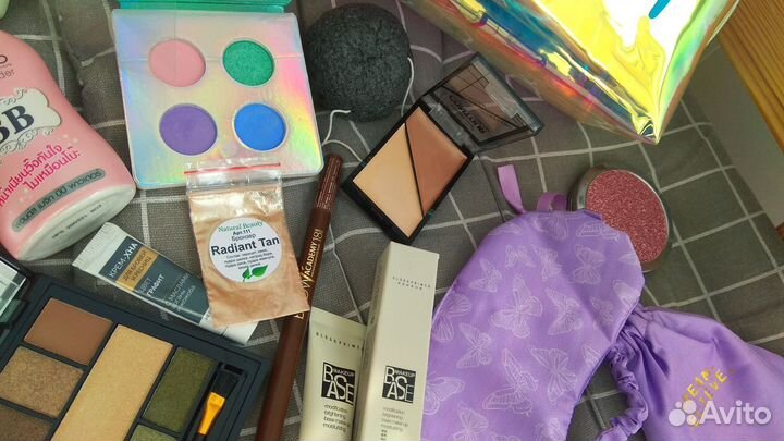Косметика пакетом тени база пудра косметичка