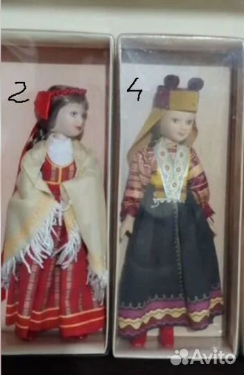 Куклы коллекционные в народных костюмах