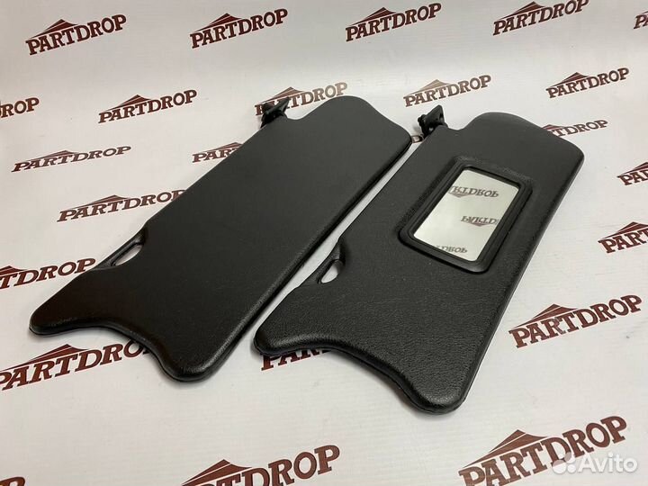 Козырьки солнцезащитные черные ваз 2110 - 2112