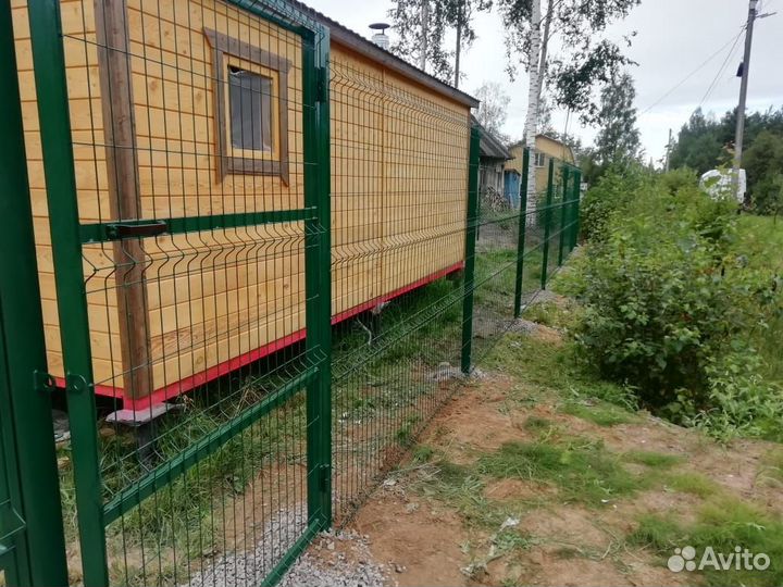 Заборы под ключ Сетка рабица Профлист 3 D