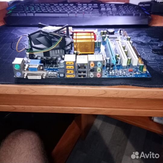 Материнская плата 775 сокет с процессором
