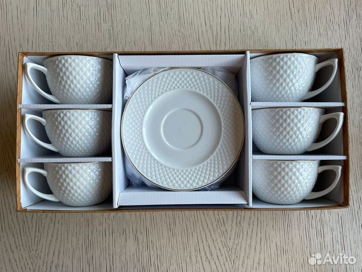 Чайный набор Lefard 6 персон, 12 предметов Новый