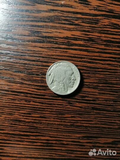 Монета 5 центов 1935 год США