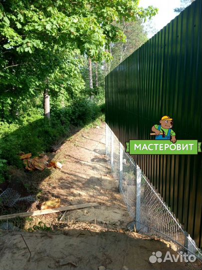 Заборы из профнастила