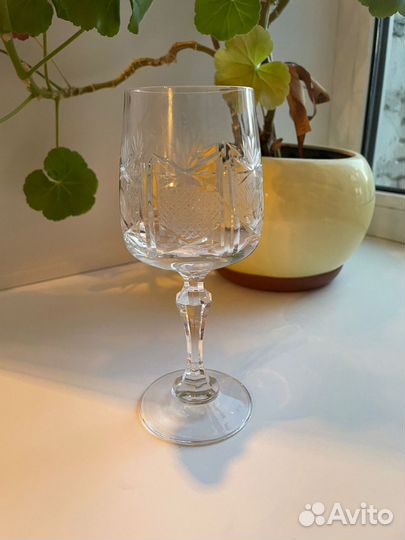 Бокалы хрустальные 6 шт