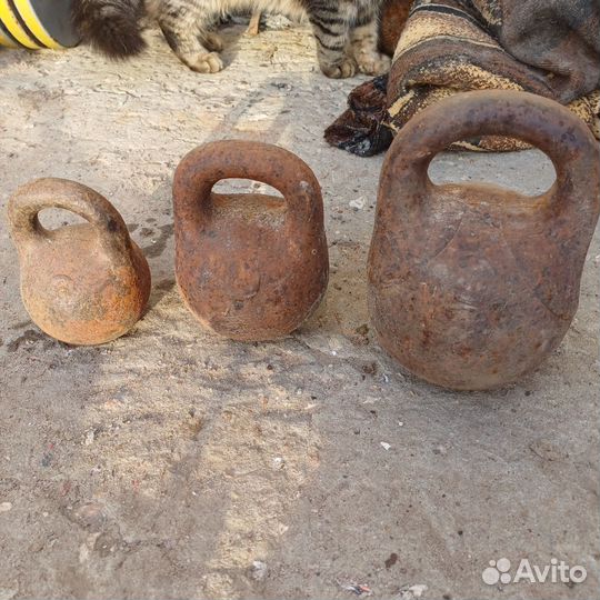 Штанга гриф блины СССР, гантели касли