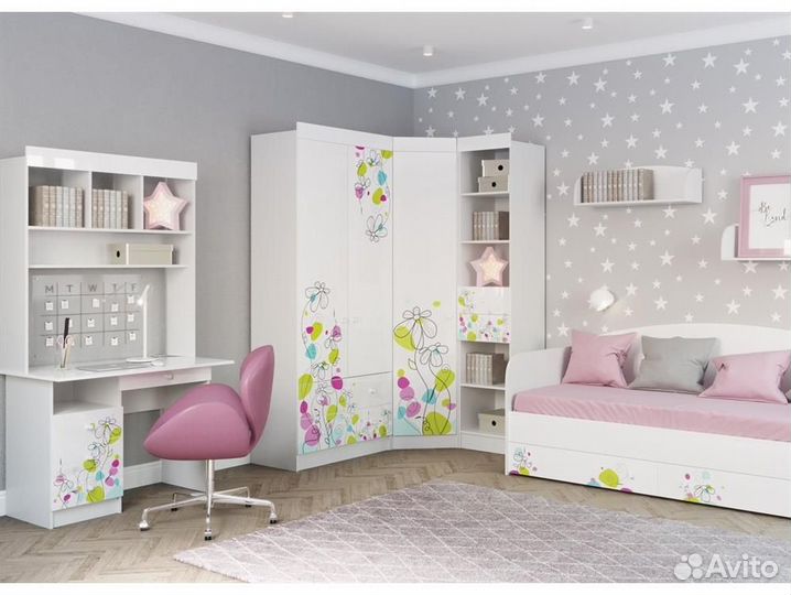 Детская кровать «Радуга» крд 900.1 дсв