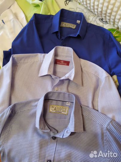 Рубашки вещи пакетом для школы цена за всё 140 146