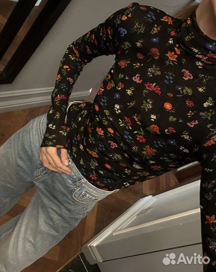 Вторая кожа Max&Co водолазка бадлон сетка