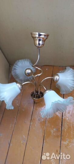 Люстра потолочная бу
