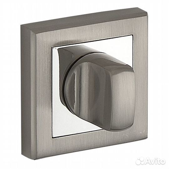 Завертка сантехническая escur квадрат матовый хром