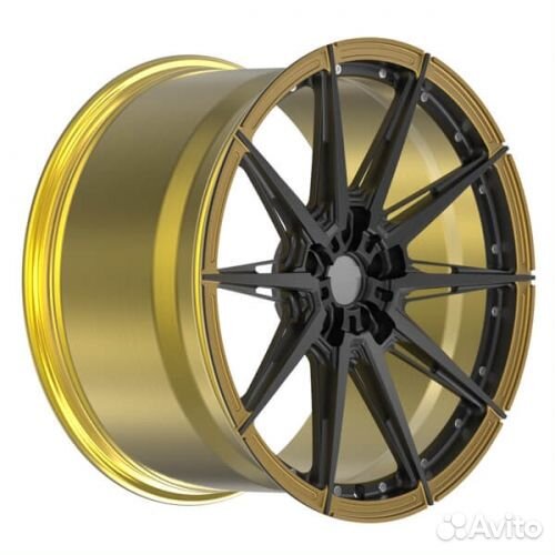 Диски кованые двусостаные SB black\gold