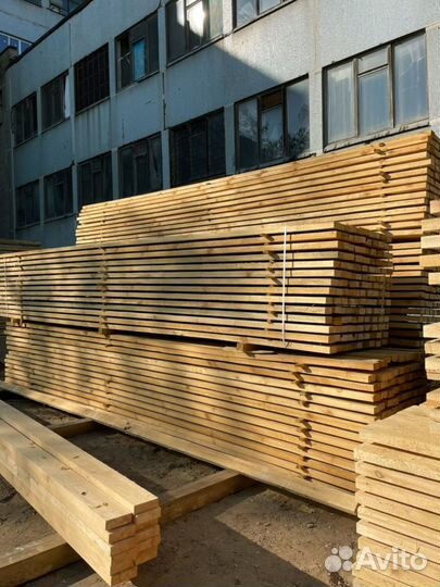 Доска обрезная 25х150х6000мм от производителя