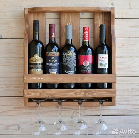 Полка для вина и две полочки