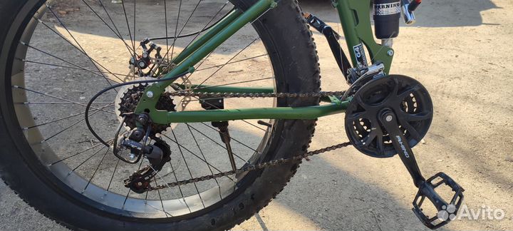 Велосипед горный, с большими колёсами