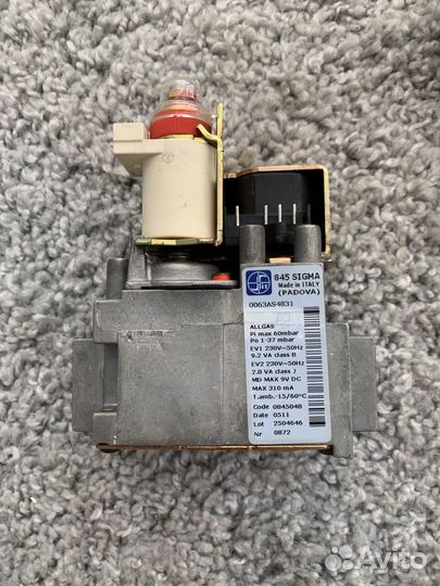 Газовый (электромагнитный)клапан sigma 845