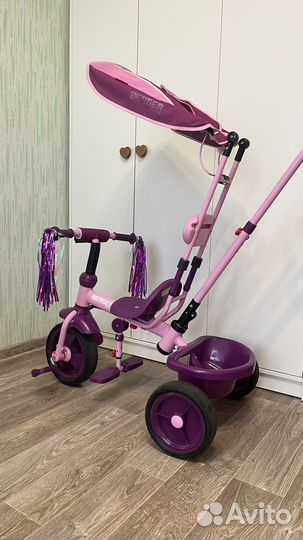 Детский велосипед с ручкой