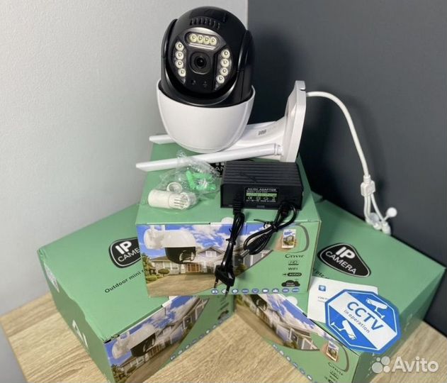Камера видеонаблюдения 4G с симкартой 8мп