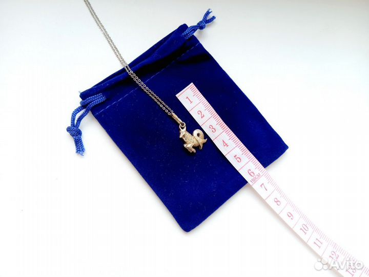 Серебряная подвеска знак зодиака Козерог