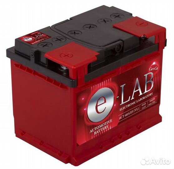 Аккумулятор 6ст - 62 (E-LAB) - пп
