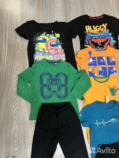 Вещи пакетом на мальчика 128-134