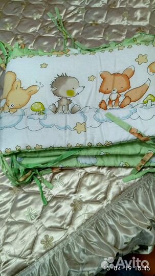 Бортики в кроватку