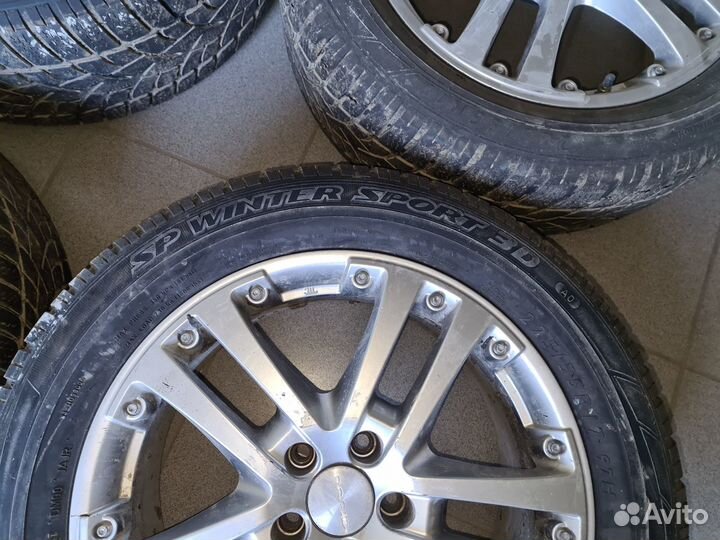 R17 Dunlop SP Winter Sport 3D 225/55, PCD 5x105 DIA 60.1