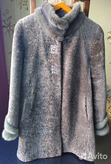 Шуба мутоновая, р 50