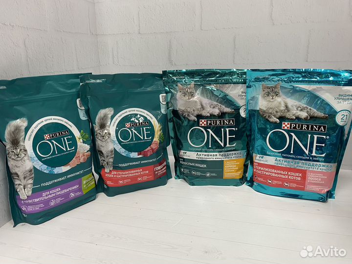 Сухой корм для кошек purina one, пурина