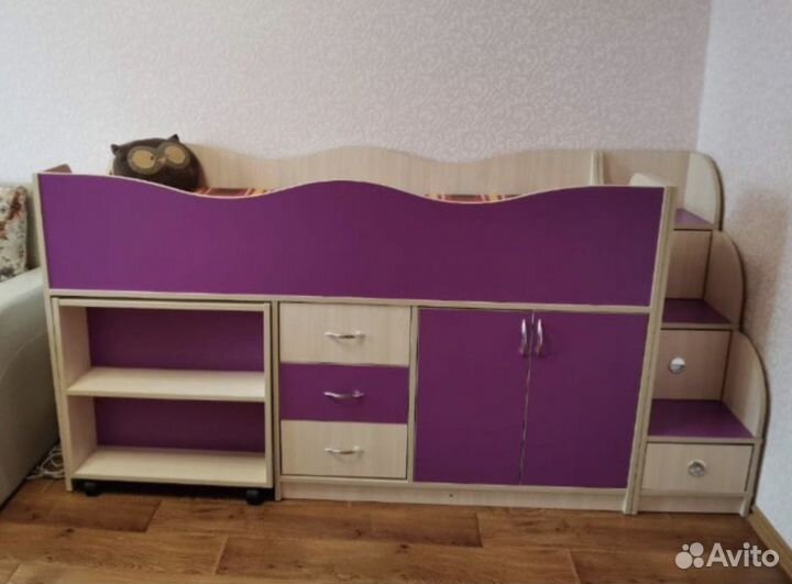 Детская кровать с матрасом