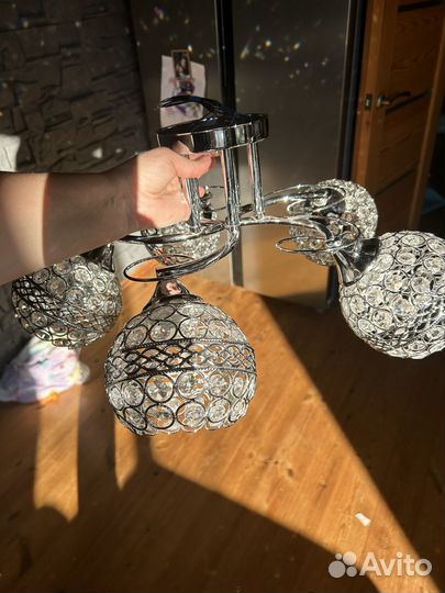 Люстра потолочная бу