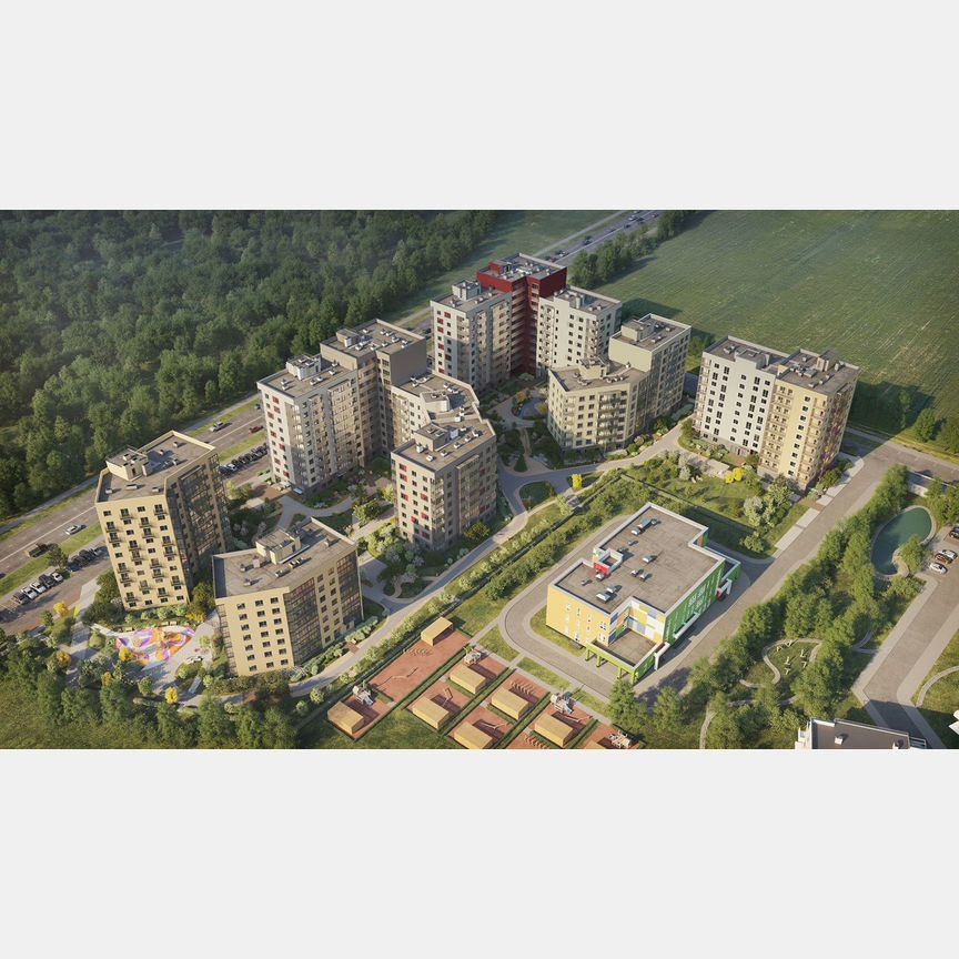 2-к. квартира, 56,2 м², 6/10 эт.