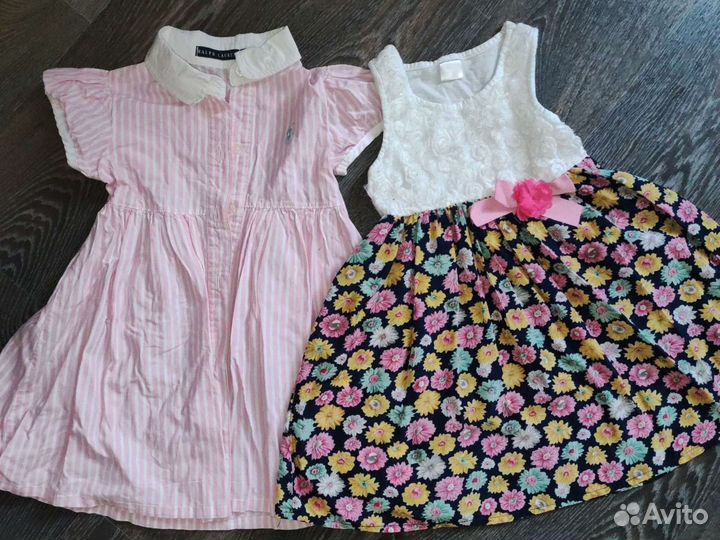 Вещи пакетом (16 шт) на девочку 98 см