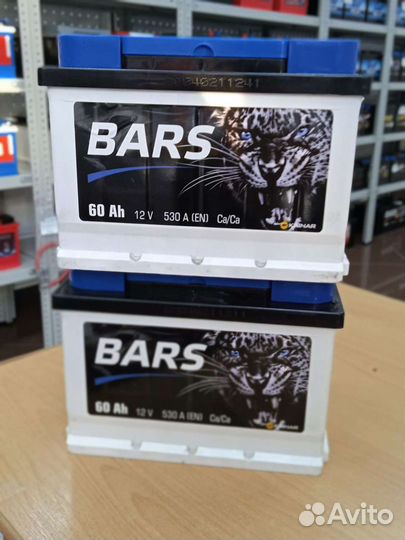Аккумулятор bars 60ah обратной полярности