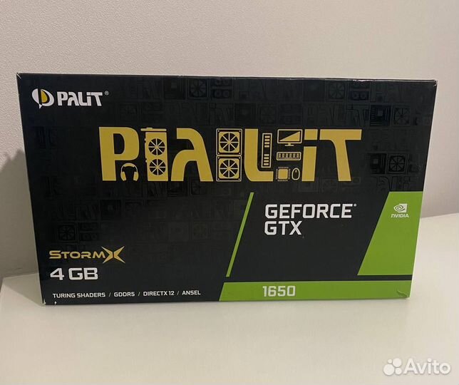 Видеокарта gtx 1650 4gb Palit
