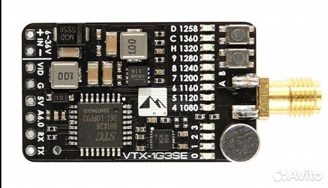 Видеопередатчик Mateksys 1,2/1,3 ггц, VTX-1G3SE купить в Москве ...