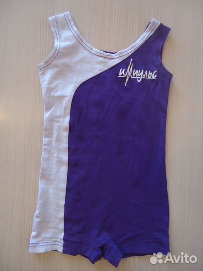 Гимнастический купальник, р-р 104-110-116