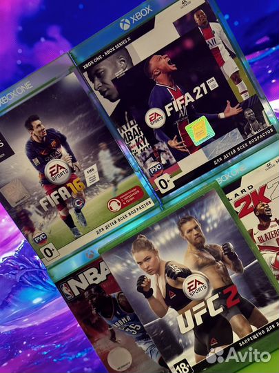 Игры на Xbox one (16 дисков)