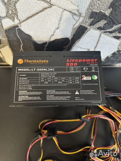 Блок питания Thermaltake 500W