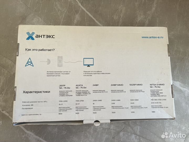 Антенна 4g mimo 2x2