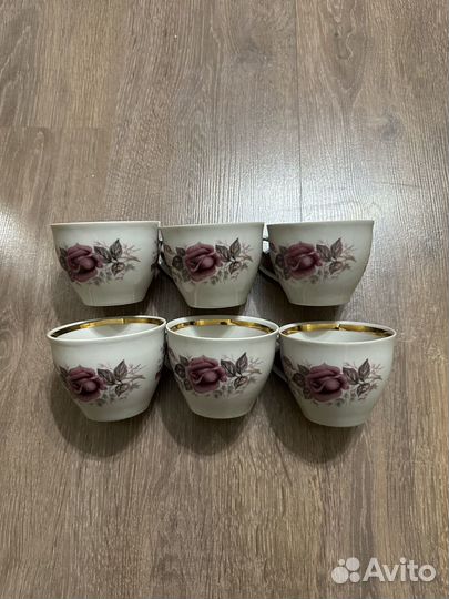 Чайный сервиз Полонский фарфоровый завод СССР