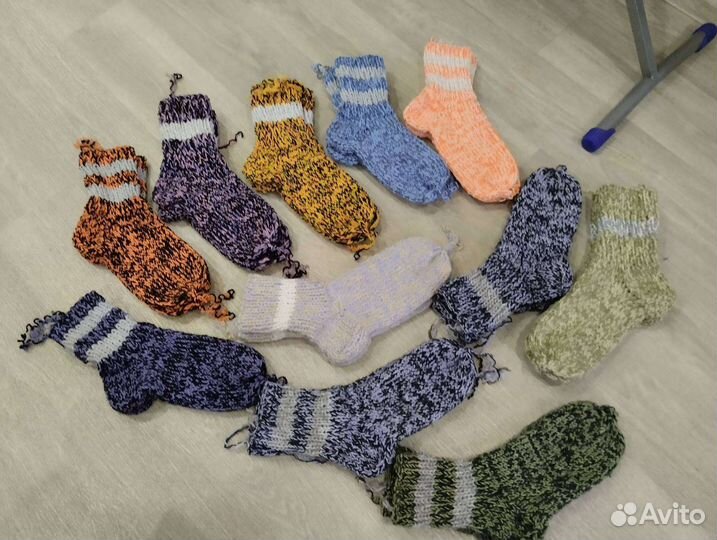 Носки вязаные
