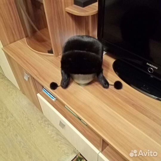 Шапка ушанка женская